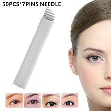 7 Pin Needles Eyebrows Microblading Pen Blades For 3d Permanent Makeup Eyebrow Tattoo Manual Pen Kit Tattoo Needle Size Chart Type Of Needles From