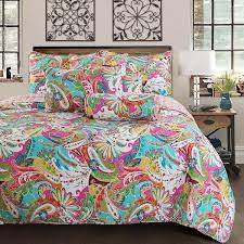 Poly Cotton Queen Quilt Bedding Set