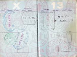 Document number is the same as passport number. Rob Reilly S Passport Pages