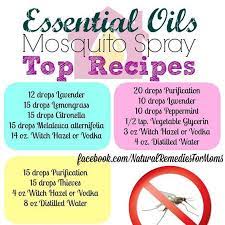 essential oils for mosquito repellents