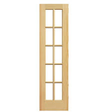 X 80 10 Lite Interior Pine Slab Door