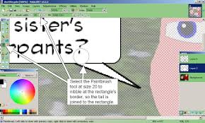 Adding Text And Balloon Layers In Paint Net