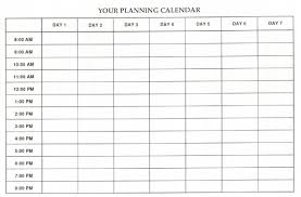 Best Photos Of Blank Weekly Schedule Grid Printable Blank