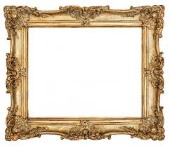 Baroque Style Golden Picture Frame