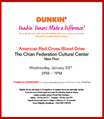 Chian Federation Red Cross Hosting A Blood Drive In