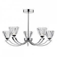 Ceiling Light Fitting Modern Chrome And