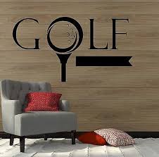 Wall Stickers Golf Club Sport Ball