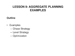Ppt Outline Examples Chase Strategy Level Strategy