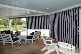 Porch Roller Curtains Sunbrella