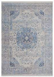 Tolle trendige sachen von maison du. Casa Padrino Vintage Teppich Blau Grau Verschiedene Grossen Rechteckiger Wohnzimmer Teppich Deko Accessoires