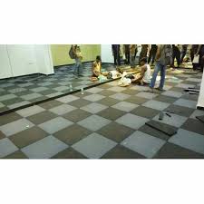 rubber flooring tiles size 500x500 mm