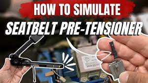 seat belt pre tensioner diagnostics b