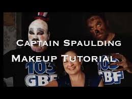 captain spaulding makeup for halloween