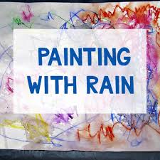 Rain Painting Art Project For Kids