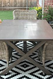 Metal Patio Table Makeover With Gel