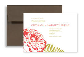 Red White Flower Design Microsoft Word Wedding Invitation