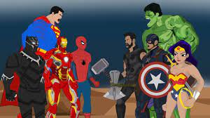 super heroes animation