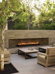 Outdoor Gas Fireplaces Wall Mounted