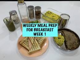 indian breakfast meal prep weekly