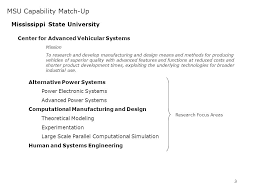 Evaluation Of Msu Cavs Capabilities 2 Msu Capability Match
