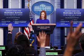 State department spokesperson jen psaki would seem to have inspired russian trolls into a gaffe of their own. White House Press Secretary Won T Commit To Pushing Congress On Impeachment