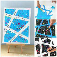Inspirational Splatter Paint Art