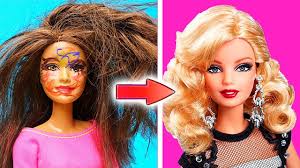 diy barbie doll hairstyles how to make barbie hairstyle creative fun for kids