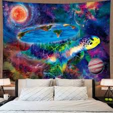 Litzee Trippy Space Tapestry