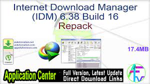 Download internet download manager (idm crack) 6.32 build. Internet Download Manager Idm 6 38 Build 16 Repack