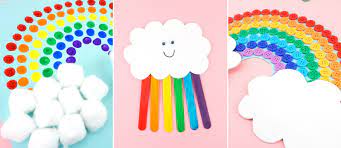 10 rainbow crafts for kids fun365