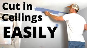 pro tips to cut in ceiling paint easily