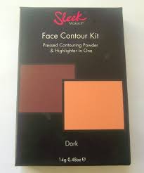 sleek makeup face contour kit in dark