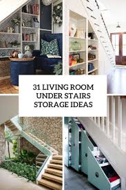 Subscribe now to get more room design ideas directly to your email! 31 Living Room Under Stairs Storage Ideas Shelterness