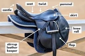 parts of a saddle western and english