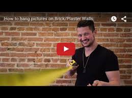 To Hang Pictures On Brick Plaster Walls