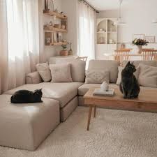 Left Hand Fabric Corner Sofa With