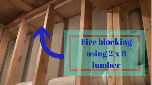 fire blocking and firestop your