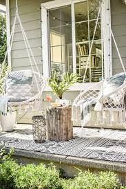 Boho Porch Swings Reveal Small Front