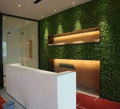 Fake Artificial Grass Wall Decor For