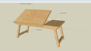 folding bed table tray free