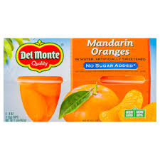 del monte mandarin oranges no sugar added
