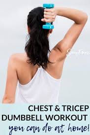 chest and tricep workout at home using