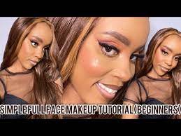 simple full face makeup tutorial