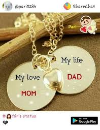 love you mom dad images anu sharechat
