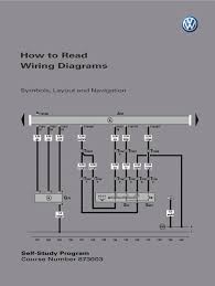 The common elements in a wiring diagram are ground, power supply, cord as well as connection, output tools, switches, resistors, reasoning entrance, lights, etc. Self Study Program 873003 How To Read Wiring Diagrams Pdf Download