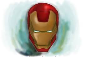 how to draw iron man mask drawingnow
