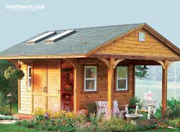 Backyard Storage Shed With Porch Plans