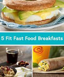 5 healthy fast food breakfast options