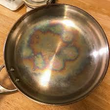 discoloration of stainless steel