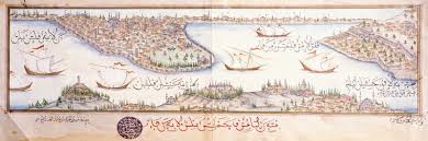 İstanbul haritası harita map yol haritası mekanların haritaları restoran haritaları i̇stanbul sokak haritası. 17 Yuzyil 1600 Osmanli Minyaturlerinde Cizilmis Eski Istanbul Haritasi Cografya Canvas Tablo Arttablo